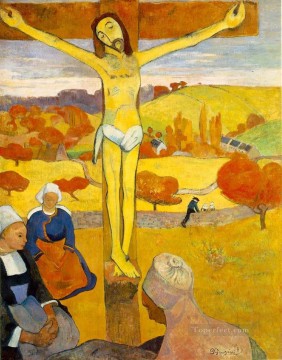 Le Christ jaune El Cristo amarillo Paul Gauguin Pinturas al óleo